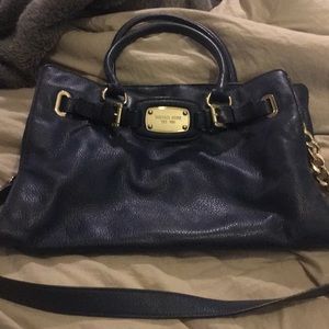 Michael Kors, Navy, Hamilton, purse.